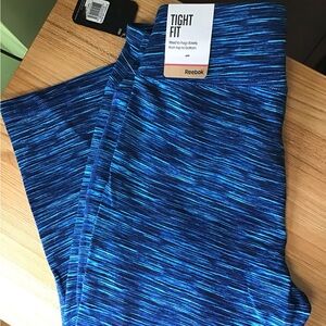 Reebok Blue Patterned Leggings